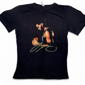 Mens Black Jayson Tatum Graphic T-Shirt Size M